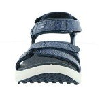 Skechers Women's 600 Spikeless Golf Sandal Shoe, Navy/White, 8 M US