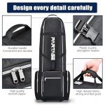 Partage Golf Travel Bag with Wheels - Black