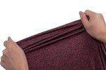 LE VONFORT Long Sleeve Dry Fit Golf Polo Shirts for Men Athletic Collared T Shirt Wine X-Large