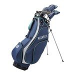 Wilson Magnolia Package Golf Set with Cart Bag - Right Hand, Petite, Ladies, Navy