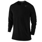 Nike Men's Legend Long Sleeve Tee, Black, L