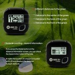 Golf Buddy Voice 2 Talking GPS Rangefinder, Long Lasting Battery Golf Distance Range Finder, Preloaded with 40,000 Worldwide Courses, Easy-to-use Golf Navigation for Hat (Voice 2_Black)