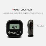 Golf Buddy Voice 2 Talking GPS Rangefinder, Long Lasting Battery Golf Distance Range Finder, Preloaded with 40,000 Worldwide Courses, Easy-to-use Golf Navigation for Hat (Voice 2_Black)