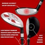 Majek Senior Men’s Golf All Hybrid Partial Set, which Includes: #5, 6, 7, 8, 9, PW Senior Flex Right Handed New Utility “A” Flex Club