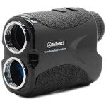 TecTecTec VPRO500 Golf Rangefinder with High-Precision, Laser Range Finder Binoculars with Pinsensor and Battery, Golf Accessories for Golfing and Hunting - Black