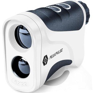 PEAKPULSE Golf Rangefinder，650 Yards Laser Range Finder Golfing, Distance Finder, Flag Pole Locking Vibration︱ Fast Focus System