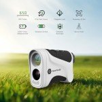 PEAKPULSE Golf Rangefinder，650 Yards Laser Range Finder Golfing, Distance Finder, Flag Pole Locking Vibration︱ Fast Focus System