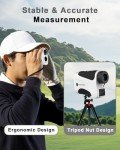 PEAKPULSE Golf Rangefinder，650 Yards Laser Range Finder Golfing, Distance Finder, Flag Pole Locking Vibration︱ Fast Focus System
