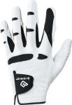 BIONIC Gloves –Men’s StableGrip Golf Glove W/Patented Natural Fit Technology Made from Long Lasting, Durable Genuine Cabretta Leather, White, Large