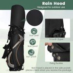 Tangkula Golf Stand Bag with 8 Way Top Dividers
