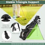 Tangkula Golf Stand Bag with 8 Way Top Dividers