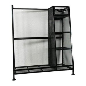 Suncast Rack - Golf Equipment Organizer Storage - Store Golf Bags, Clubs, and Accessories - Perfect for Garage, Shed, Basement