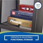 Suncast Rack - Golf Equipment Organizer Storage - Store Golf Bags, Clubs, and Accessories - Perfect for Garage, Shed, Basement