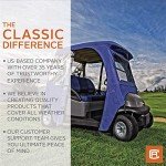 Classic Accessories Fairway Deluxe 4-Sided 4-Person Golf Cart Enclosure, Tan