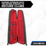 Samsonite Golf Hard-Sided Travel Cover Case, Black, 54-inch