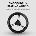 Qwik-Fold 360 Swivel 3 Wheel Push Pull Golf CART 