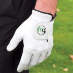 MG Golf Glove Mens Left (RH Golfer) DynaGrip Elite All-Cabretta Leather (Medium-Large Regular Size)