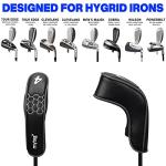 8-Piece Golf Hybrid Headcover Set for Various Brands