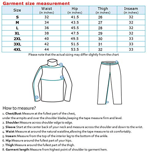 TRAILSIDE SUPPLY CO. Men's Fleece Lined Insulated Pants Softshell Pants,Water and Wind-Resistant Grey Size Large
