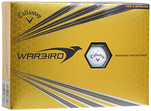 Callaway Warbird Golf Ball, Prior Generation, (One Dozen), White, Prior Generation