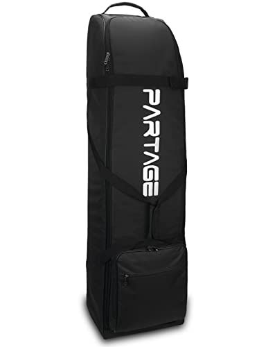 Partage Golf Travel Bag,Golf Travel Case for Airlines -Black