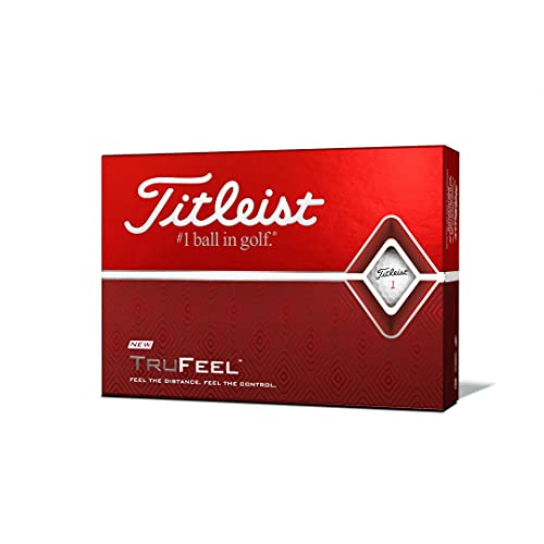 Titleist TruFeel Golf Ball, White, (One Dozen)