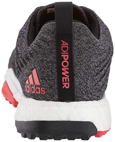 adidas Men's Adipower 4ORGED S Golf Shoe, core Black/red/FTWR White, 10 M US