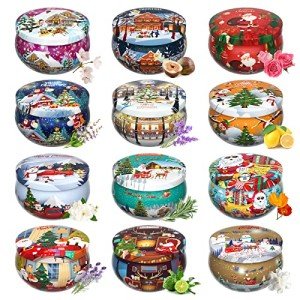 Mountain Retreat Gift Set: 12 Scented Candles