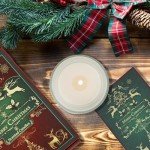 Scented Soy Candles Set for a Cozy Christmas