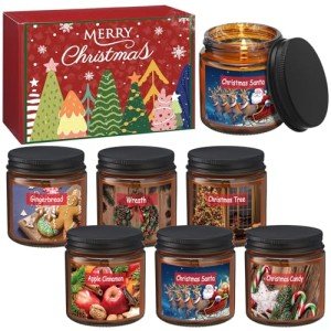 Cozy Christmas Scented Candle Gift Set
