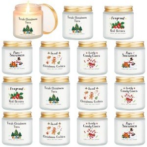 15-Pack Winter Scented Candle Gift Set