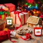 Festive Holiday Scented Candle Set – 12 Pack