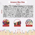 Giant Christmas Coloring Poster for Kids Activities