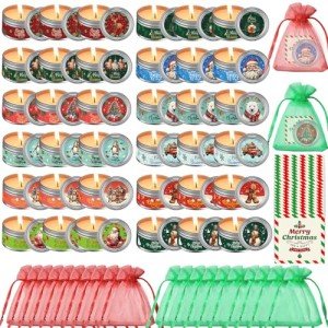 36 Set Christmas Scented Soy Wax Candles