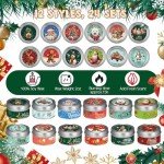36 Set Christmas Scented Soy Wax Candles