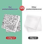 Giant Christmas Coloring Poster for Kids Activities