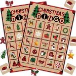 Joy Bang Holiday Bingo Cards for Kids