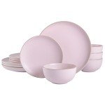 Rockaway Round Stoneware Dinnerware Set for 4