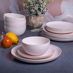 Rockaway Round Stoneware Dinnerware Set for 4