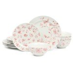 Martha Stewart Floral Dinnerware Set for Four