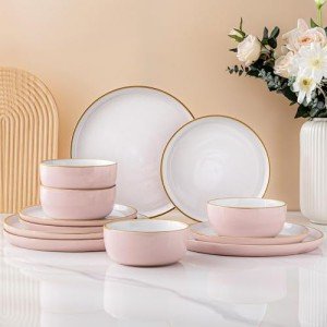 Handpainted Ceramic Dinnerware Set for 4
