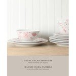 Martha Stewart Floral Dinnerware Set for Four