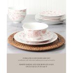 Martha Stewart Floral Dinnerware Set for Four