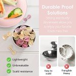 Wheat Straw Dinnerware Set for Outdoor Meals