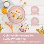 Wheat Straw Dinnerware Set for Outdoor Meals