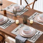 Handpainted Ceramic Dinnerware Set for 4