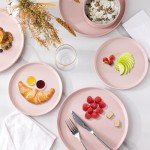 Mountain-Inspired Stoneware Dinnerware Set for 4