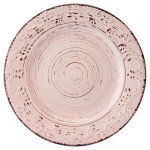 Trellis Pink 12-Piece Dinnerware Set for Four