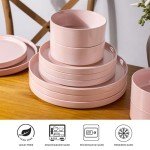 Rustic Terra Cotta Dinnerware Set for 4