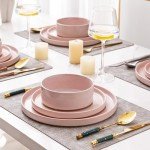 Rustic Terra Cotta Dinnerware Set for 4